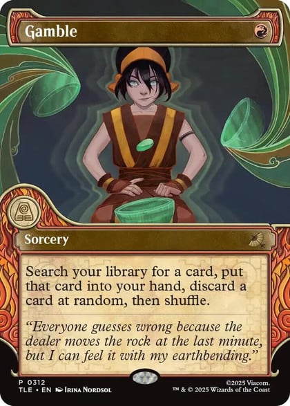 Gamble (Showcase), Avatar: The Last Airbender: Eternal-Legal 312
