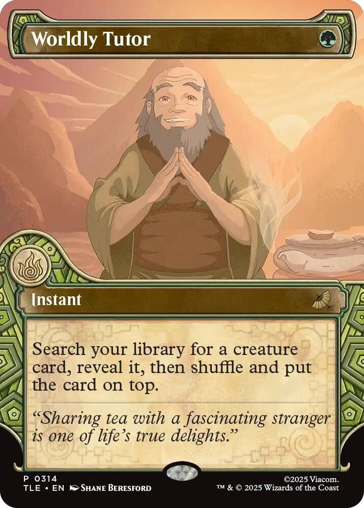 Worldly Tutor (Showcase), Avatar: The Last Airbender: Eternal-Legal 314
