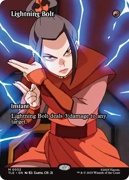 Lightning Bolt (Borderless), Avatar: The Last Airbender: Eternal-Legal 32