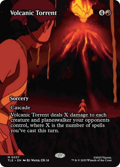 Volcanic Torrent (Borderless), Avatar: The Last Airbender: Eternal-Legal 37