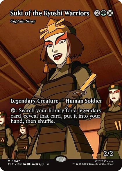 Suki of the Kyoshi Warriors - Captain Sisay (Borderless), Avatar: The Last Airbender: Eternal-Legal 47