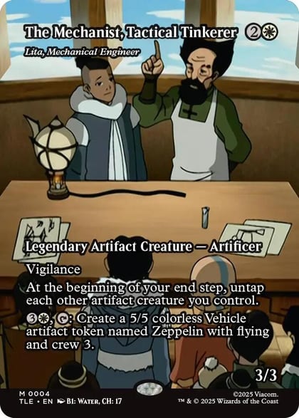 The Mechanist, Tactical Tinkerer - Lita, Mechanical Engineer (Borderless), Avatar: The Last Airbender: Eternal-Legal 4