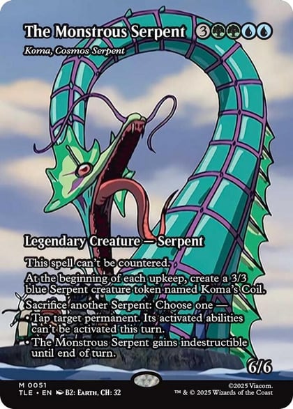 The Monstrous Serpent - Koma, Cosmos Serpent (Borderless), Avatar: The Last Airbender: Eternal-Legal 51