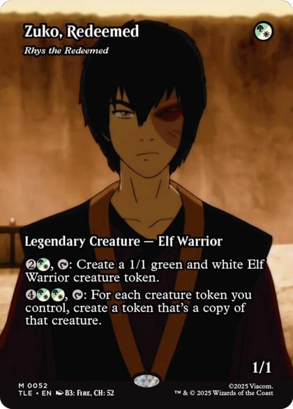 Zuko, Redeemed - Rhys the Redeemed (Borderless), Avatar: The Last Airbender: Eternal-Legal 52