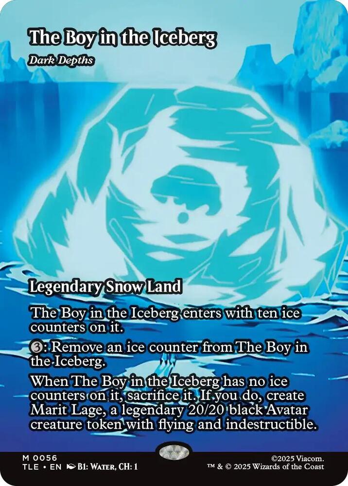 The Boy in the Iceberg - Dark Depths (Borderless), Avatar: The Last Airbender: Eternal-Legal 56