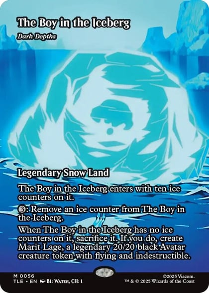 The Boy in the Iceberg - Dark Depths (Borderless), Avatar: The Last Airbender: Eternal-Legal 56