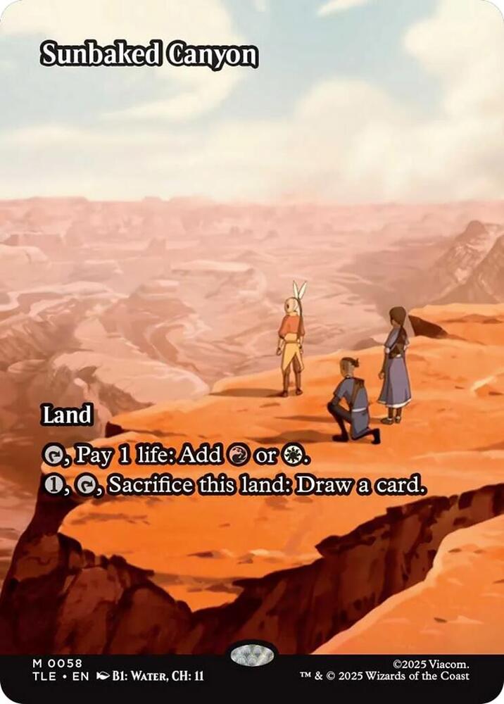 Sunbaked Canyon (Borderless), Avatar: The Last Airbender: Eternal-Legal 58