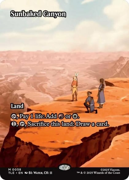 Sunbaked Canyon (Borderless), Avatar: The Last Airbender: Eternal-Legal 58