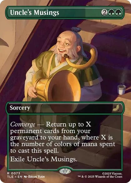 Uncle's Musings (Borderless), Avatar: The Last Airbender: Eternal-Legal 73