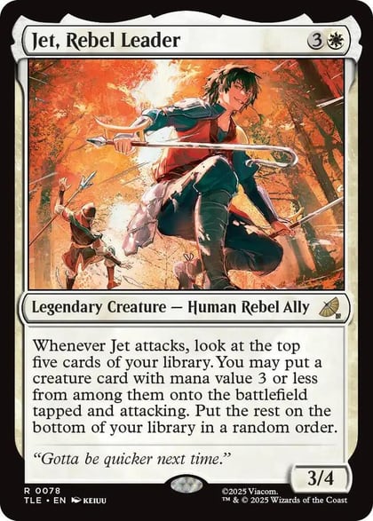 Jet, Rebel Leader, Avatar: The Last Airbender: Eternal-Legal 78