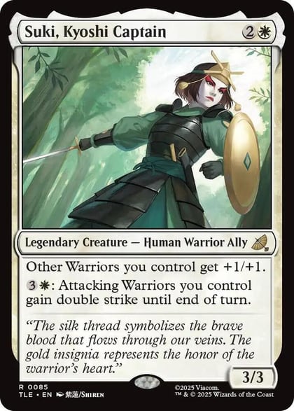 Suki, Kyoshi Captain, Avatar: The Last Airbender: Eternal-Legal 85