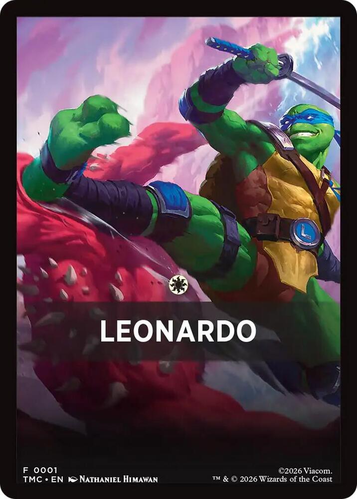 Leonardo Theme Card, Commander: Teenage Mutant Ninja Turtles 1