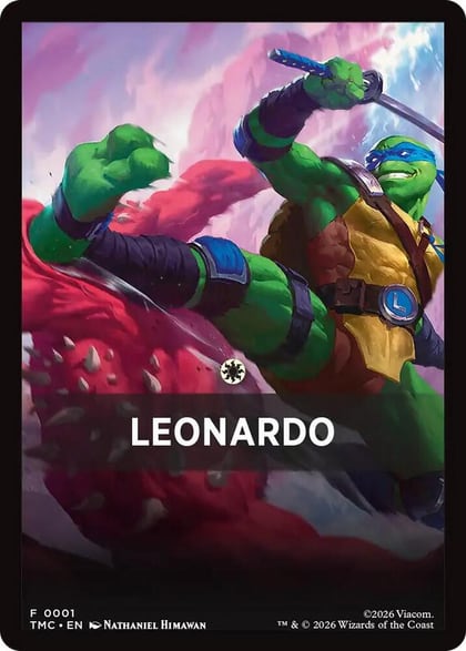 Leonardo Theme Card, Commander: Teenage Mutant Ninja Turtles 1