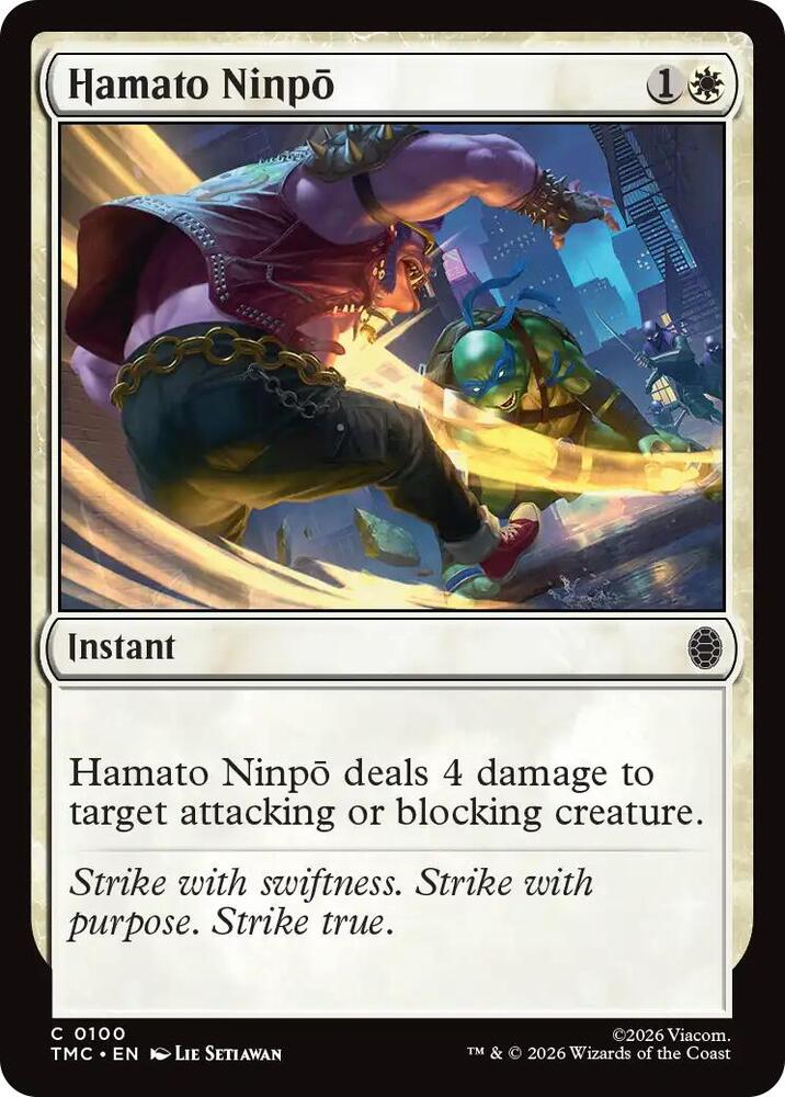 Hamato Ninpo, Commander: Teenage Mutant Ninja Turtles 100