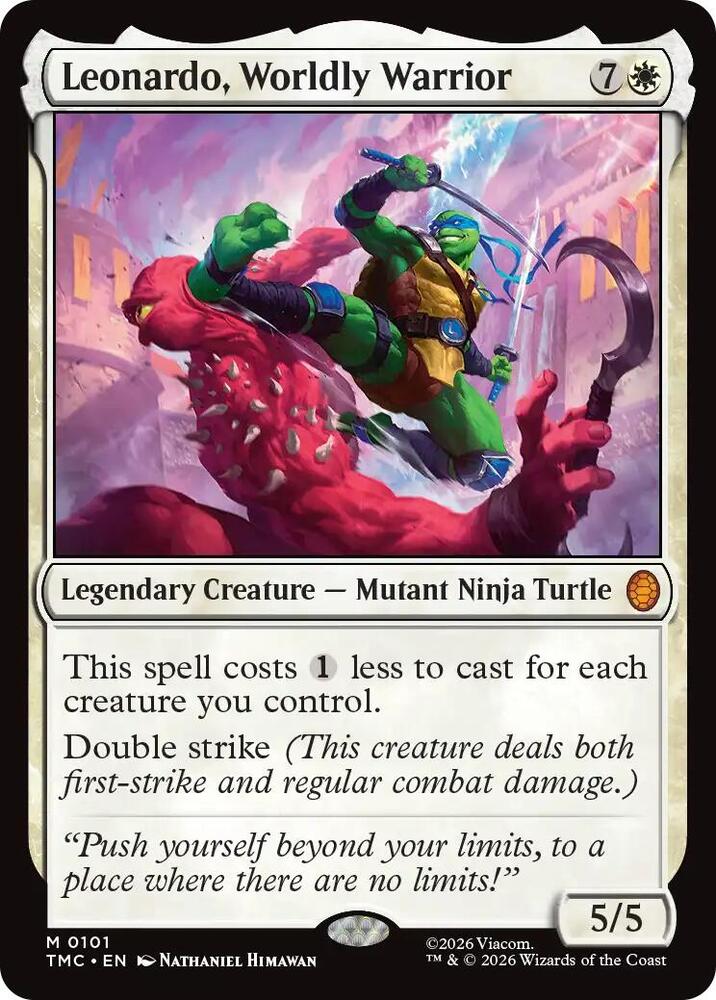 Leonardo, Worldly Warrior, Commander: Teenage Mutant Ninja Turtles 101
