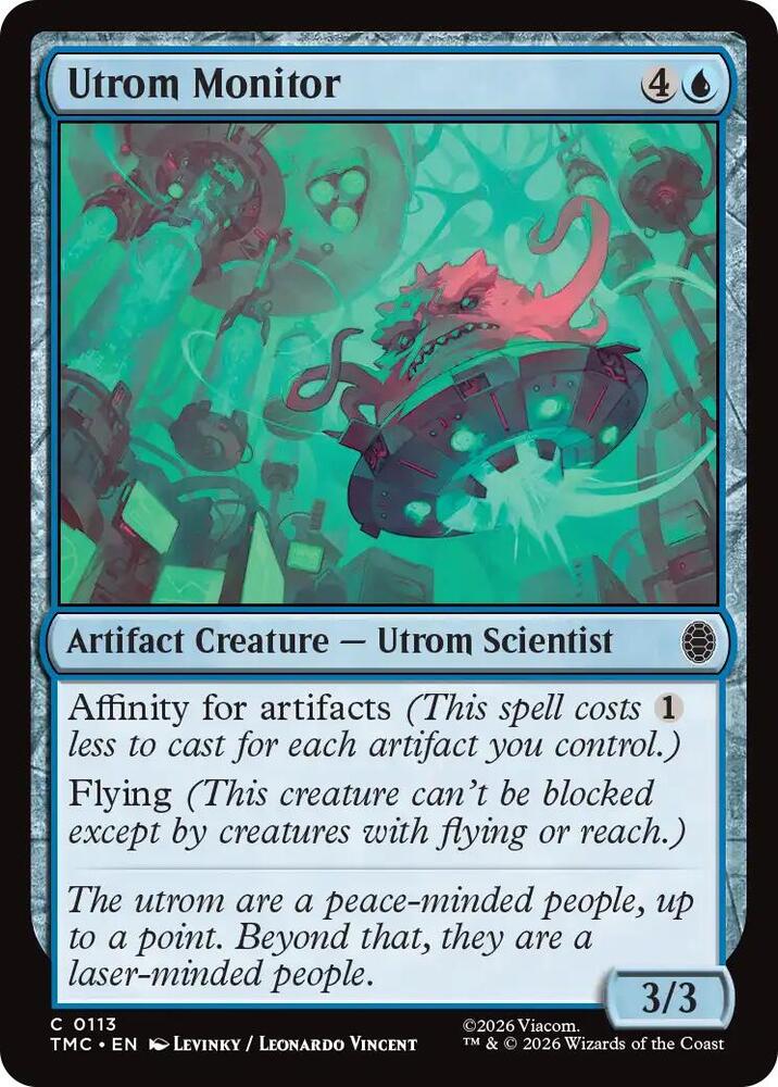 Utrom Monitor, Commander: Teenage Mutant Ninja Turtles 113