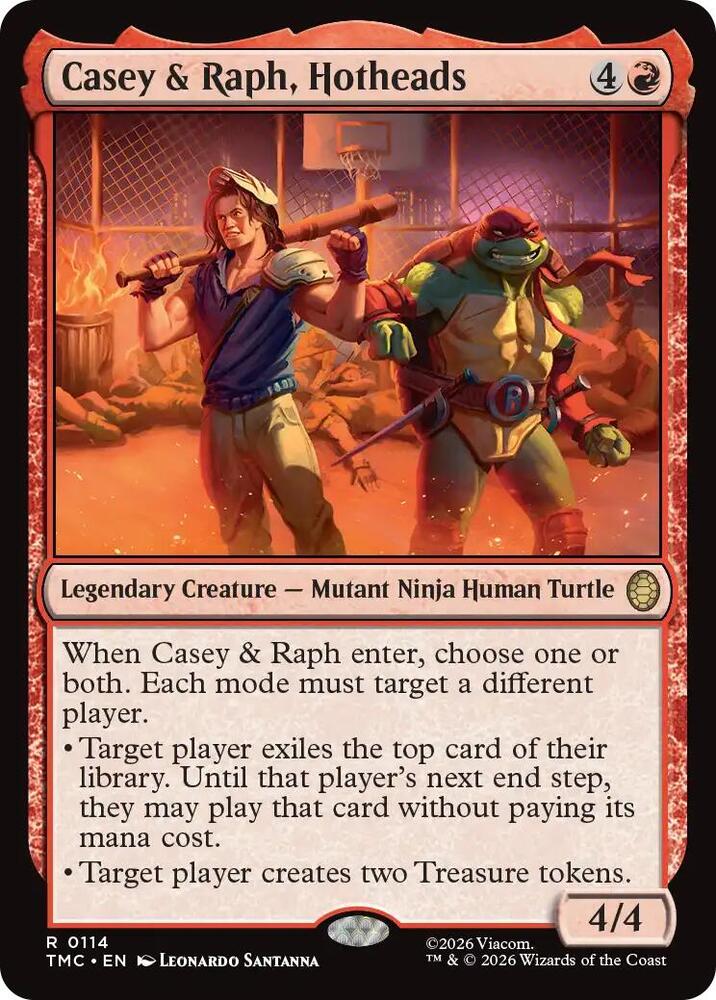 Casey & Raph, Hotheads, Commander: Teenage Mutant Ninja Turtles 114