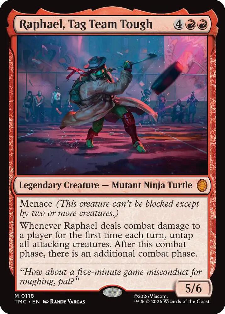 Raphael, Tag Team Tough, Commander: Teenage Mutant Ninja Turtles 118