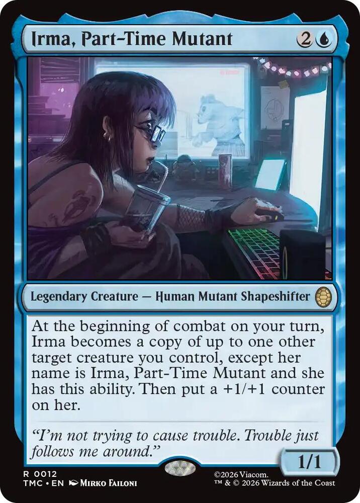 Irma, Part-Time Mutant, Commander: Teenage Mutant Ninja Turtles 12