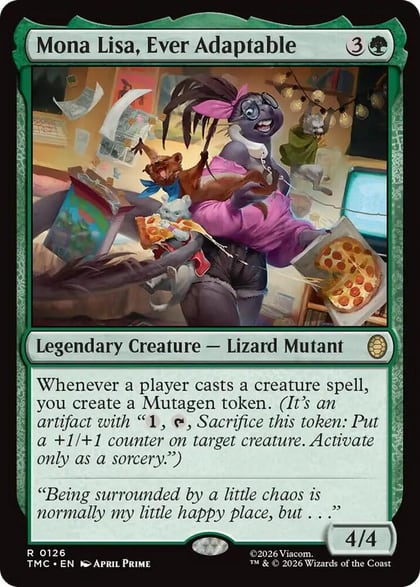 Mona Lisa, Ever Adaptable, Commander: Teenage Mutant Ninja Turtles 126