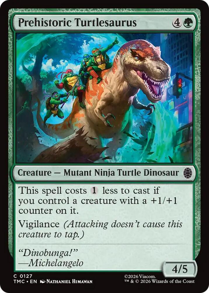 Prehistoric Turtlesaurus, Commander: Teenage Mutant Ninja Turtles 127
