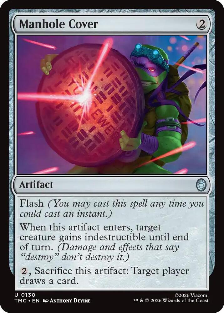 Manhole Cover, Commander: Teenage Mutant Ninja Turtles 130