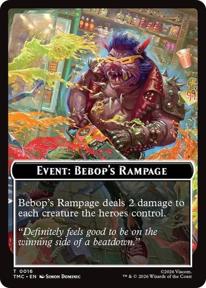 Event: Bebop's Rampage, Commander: Teenage Mutant Ninja Turtles 16