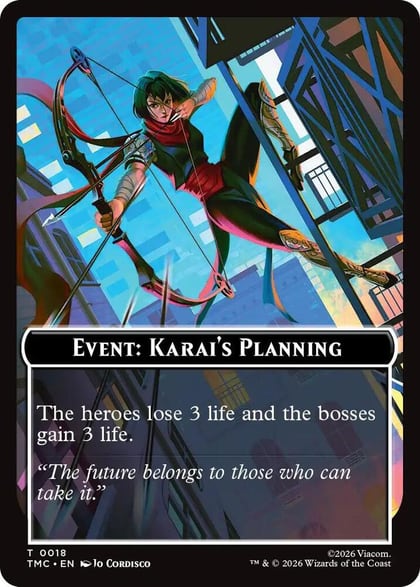 Event: Karai's Planning, Commander: Teenage Mutant Ninja Turtles 18