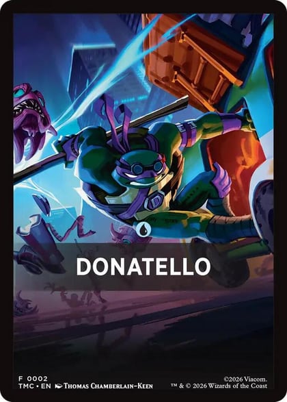 Donatello Theme Card, Commander: Teenage Mutant Ninja Turtles 2
