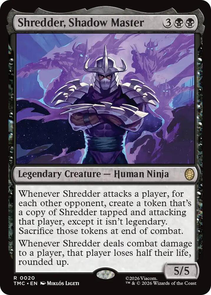 Shredder, Shadow Master, Commander: Teenage Mutant Ninja Turtles 20