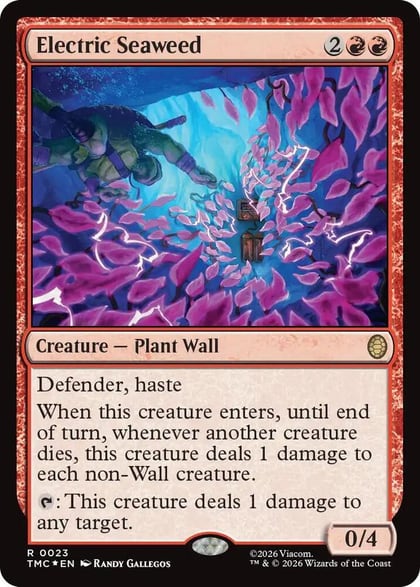 Electric Seaweed (Surge Foil), Commander: Teenage Mutant Ninja Turtles 23