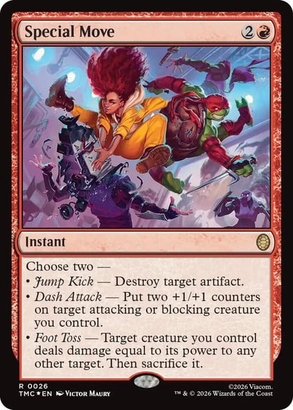 Special Move (Surge Foil), Commander: Teenage Mutant Ninja Turtles 26
