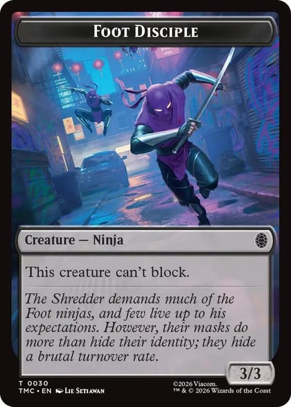 Foot Disciple, Commander: Teenage Mutant Ninja Turtles 30