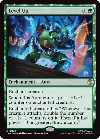 Level Up (Surge Foil), Commander: Teenage Mutant Ninja Turtles 31