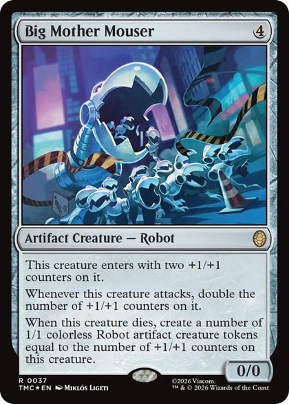 Big Mother Mouser (Surge Foil), Commander: Teenage Mutant Ninja Turtles 37