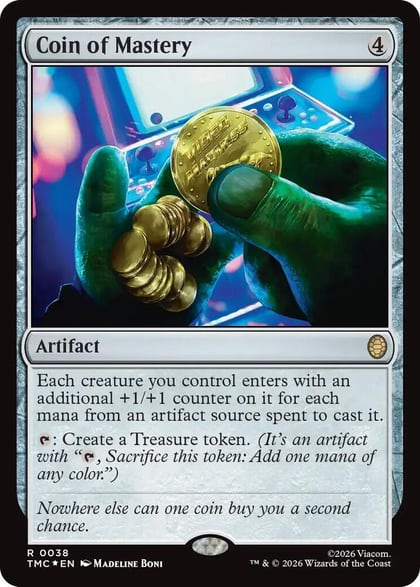 Coin of Mastery (Surge Foil), Commander: Teenage Mutant Ninja Turtles 38