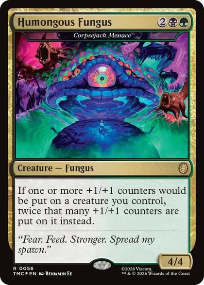 Humongous Fungus - Corpsejack Menace (Surge Foil), Commander: Teenage Mutant Ninja Turtles 56