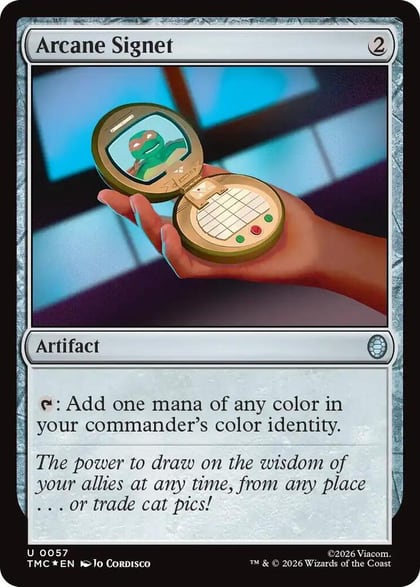 Arcane Signet (Surge Foil), Commander: Teenage Mutant Ninja Turtles 57