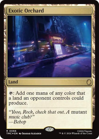 Exotic Orchard (Surge Foil), Commander: Teenage Mutant Ninja Turtles 66