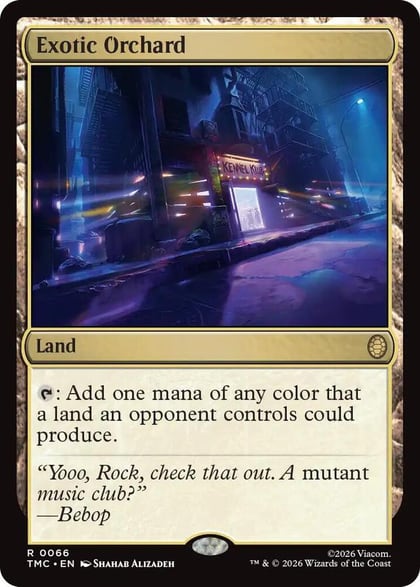 Exotic Orchard, Commander: Teenage Mutant Ninja Turtles 66