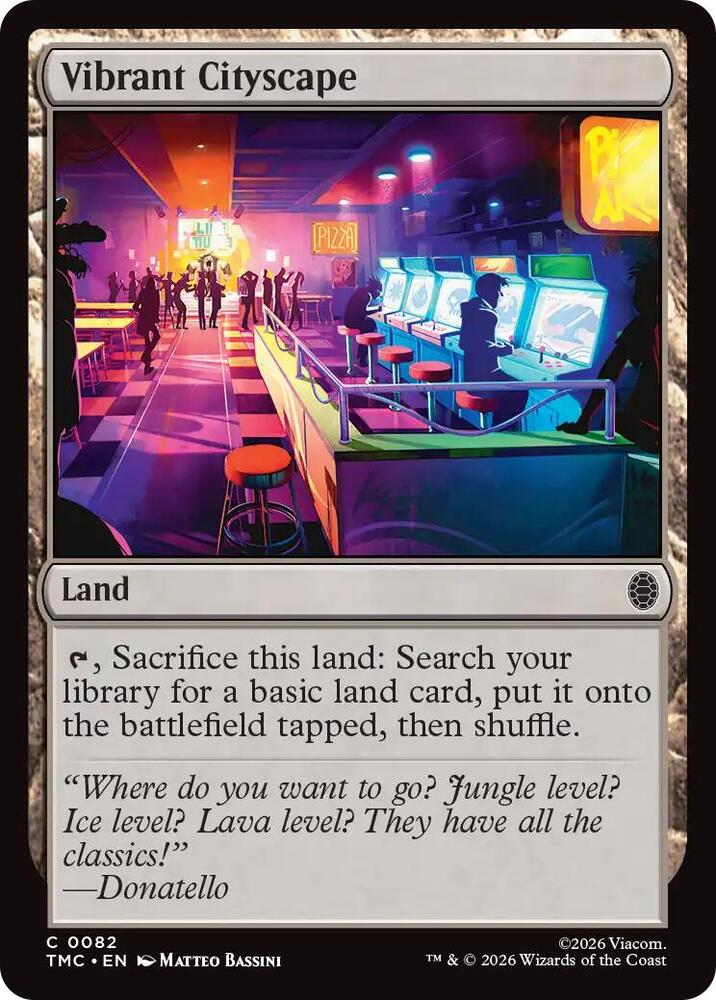Vibrant Cityscape, Commander: Teenage Mutant Ninja Turtles 82