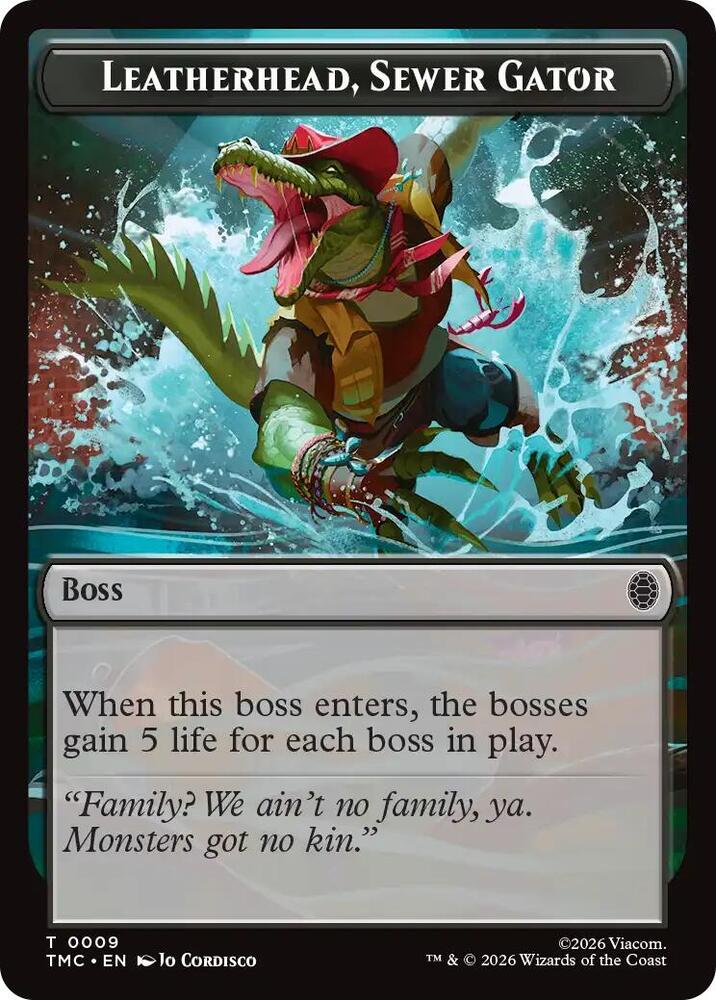 Leatherhead, Sewer Gator, Commander: Teenage Mutant Ninja Turtles 9