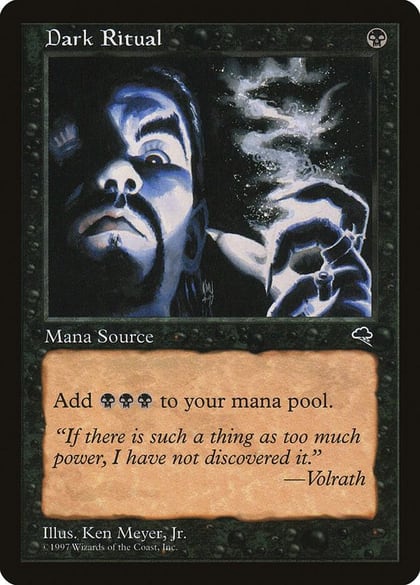 Dark Ritual, Tempest 118