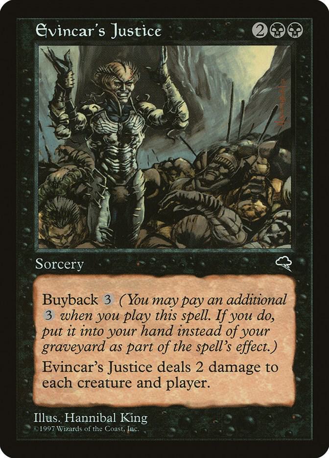 Evincar's Justice, Tempest 134