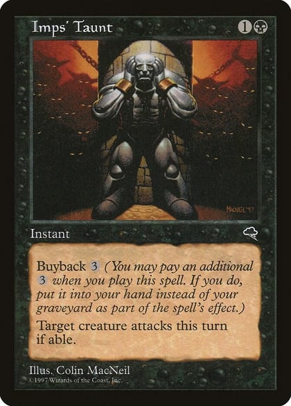 Imps' Taunt, Tempest 138