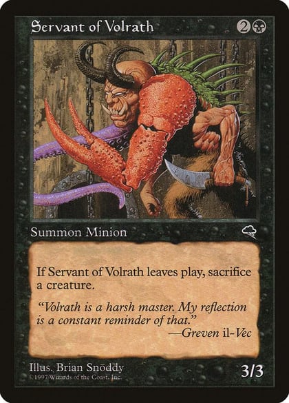 Servant of Volrath, Tempest 156