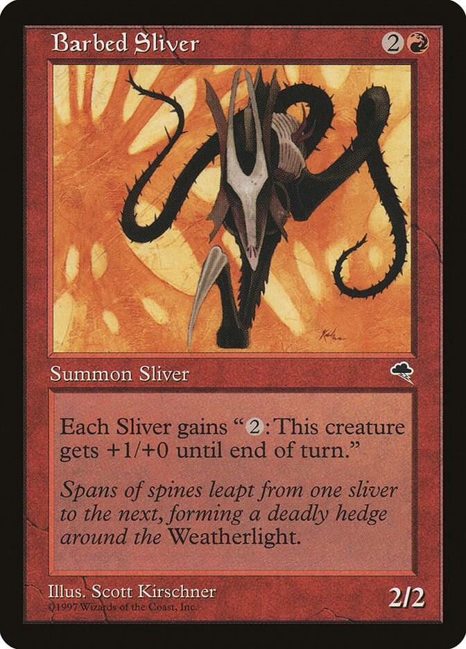 Barbed Sliver, Tempest 163
