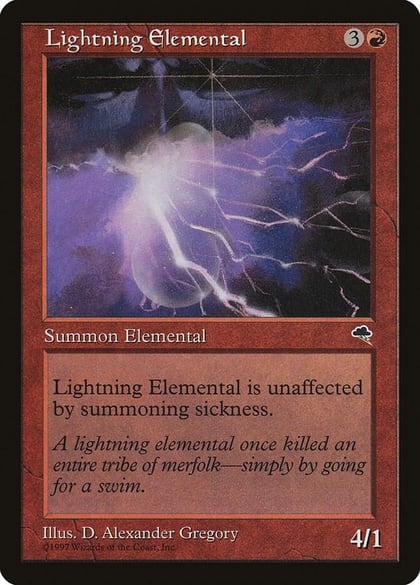 Lightning Elemental, Tempest 186