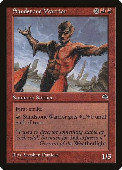 Sandstone Warrior, Tempest 199