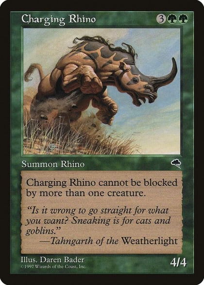 Charging Rhino, Tempest 218